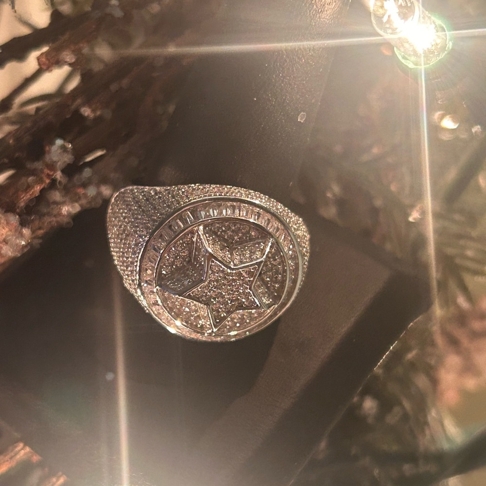 Silver Star Men's Ring
